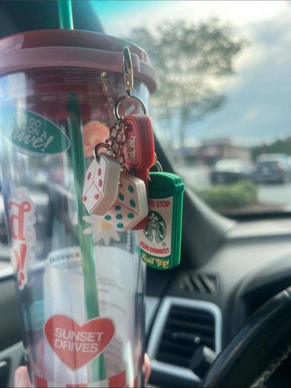 Starbucks + Dandy worldwide Road Trip 24 oz Tumbler , With Charms , New